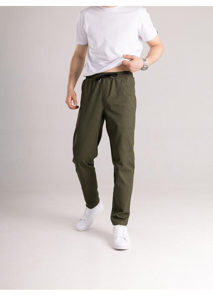 Хаки повседневный демисезонные брюки Freedom