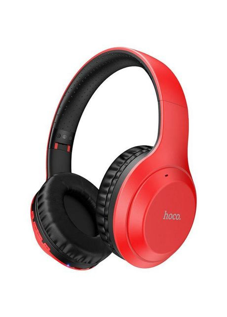 Наушники w30 Bluetooth накладные беспроводные красные Hoco (280877109)