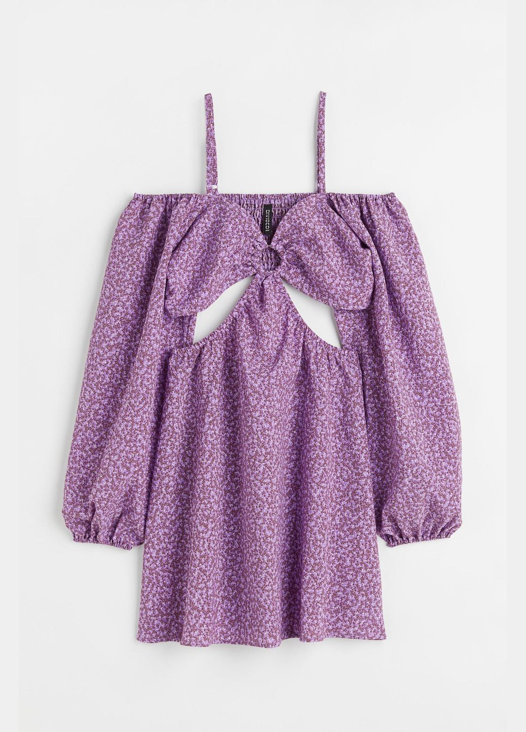 Бузкова повсякденний плаття, сукня H&M з квітковим принтом