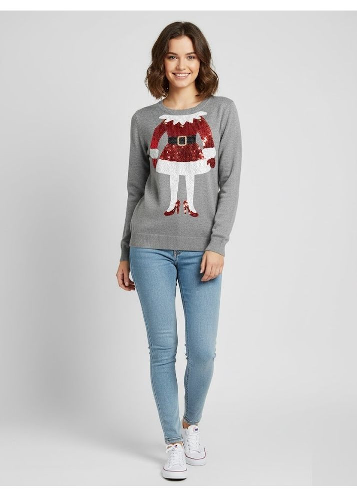 Серый свитер Fashion Union