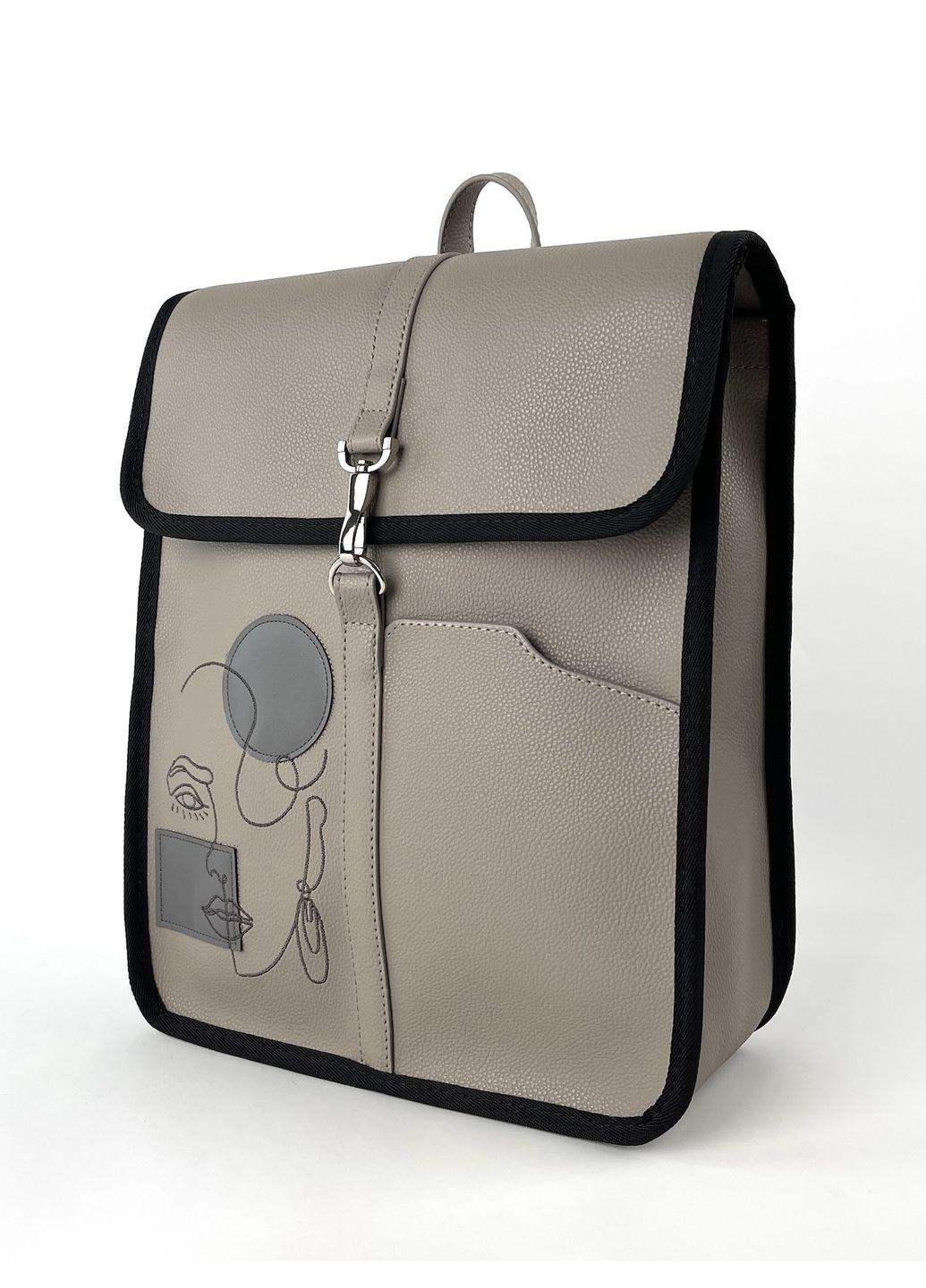 Рюкзак з відділенням для ноутбука 240102 світло-сірий Alba Soboni (279835406)
