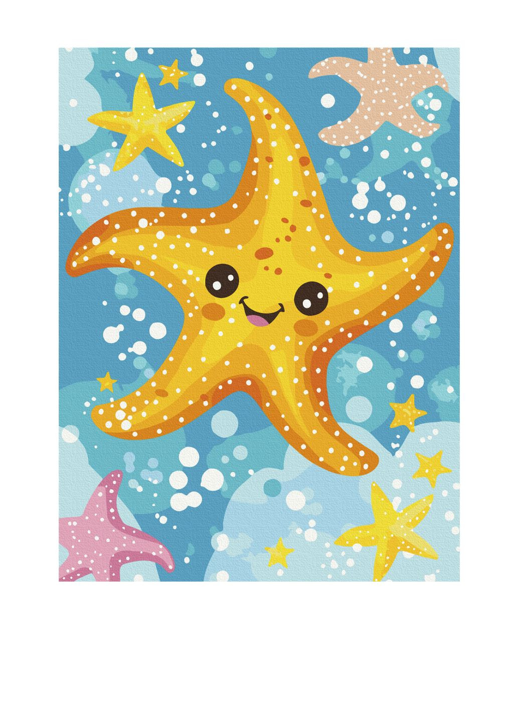 Картина за номерами "Морська зірочка" колір різнокольоровий ЦБ-00263648 Brushme (307362778)