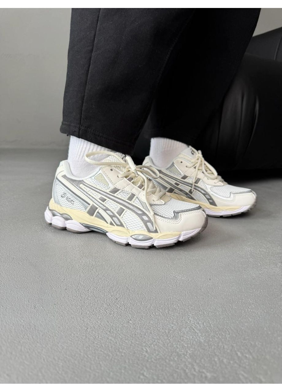 КРОСІВКИ ЖІНОЧІ ASICS GEL-NYC 2055 BEIGE GREY АСІКС ГЕЛЬ НЮК 2025 No Brand сірі демісезони (368868019)