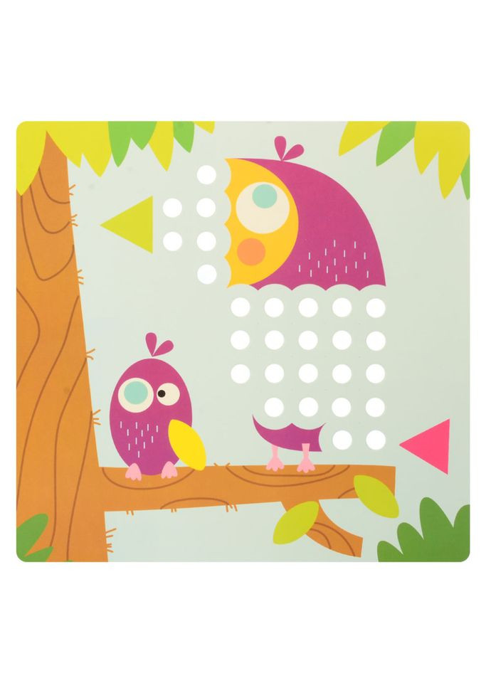 Детская мозаика с трафаретами животных M7E, 240 деталей (6 цветов) QML (308996921)