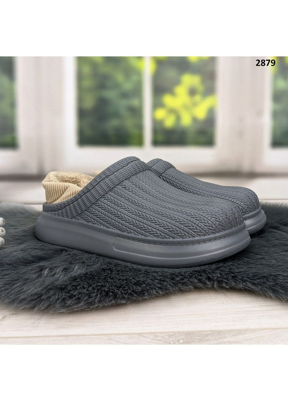 Галоши женские пена на меху с мягким задником Dago (303547028)