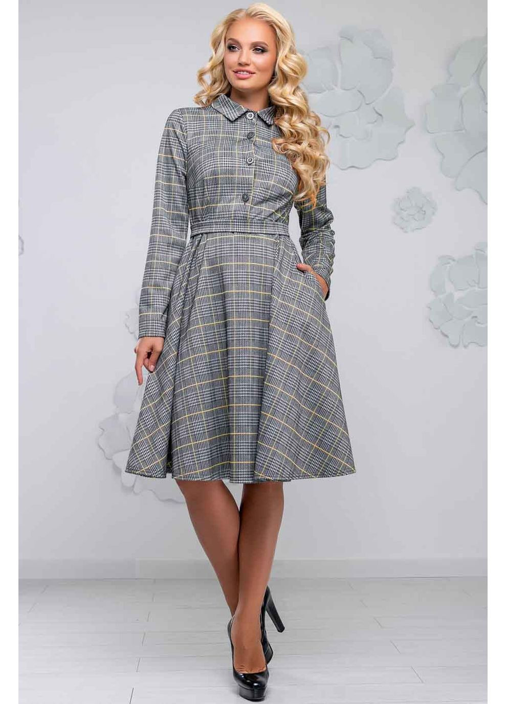 Серое платье 1024.2810 Seventeen