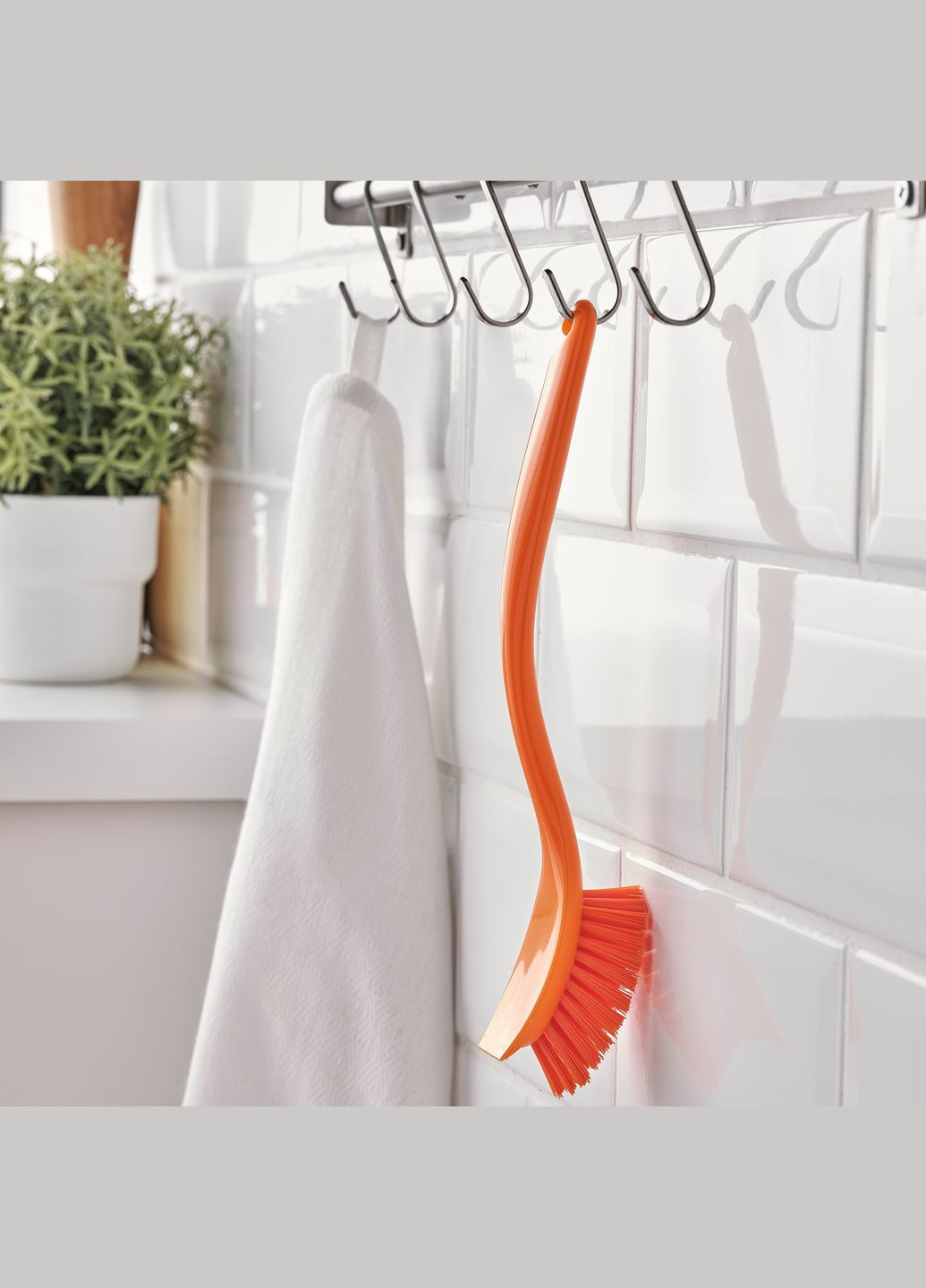 Щітка для миття посуду помаранчева IKEA (274275089)