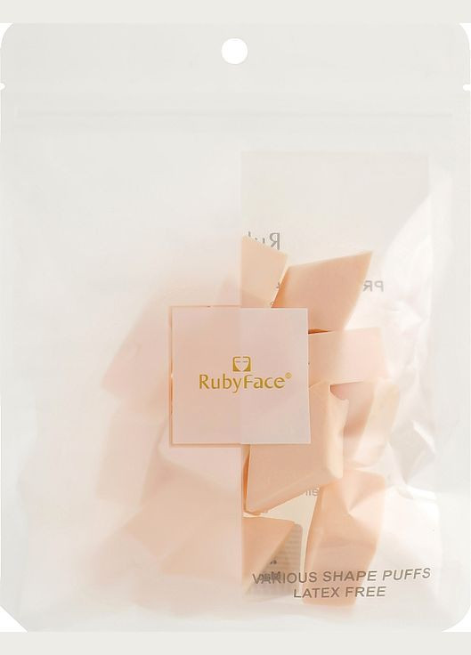 Набір спонжів для макіяжу, 12 шт. 12шт (1000131-27064987) Ruby Face (366447846)
