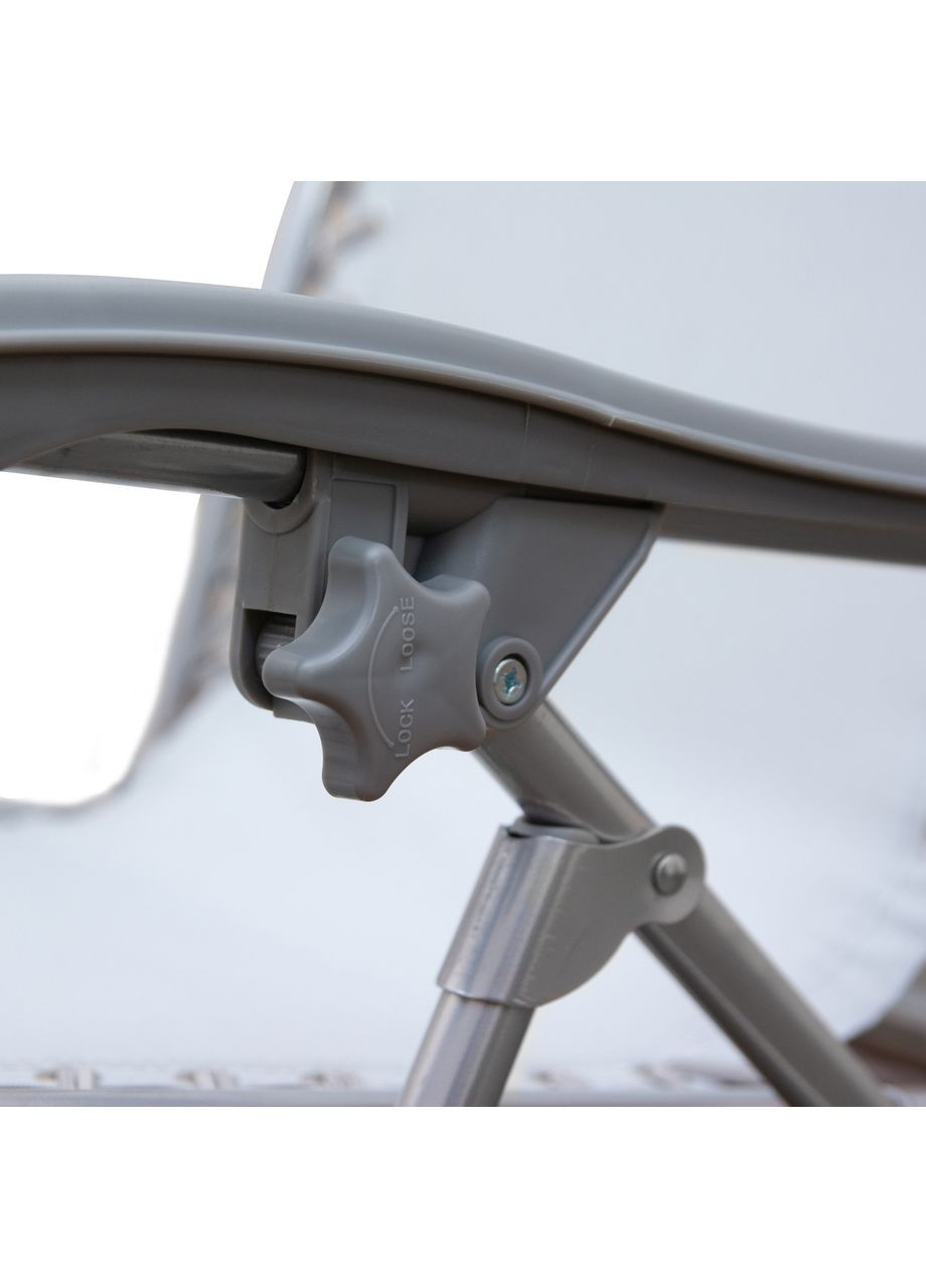 Крісло портативне ТЕ-10 SD, сіре Time Eco (362584863)