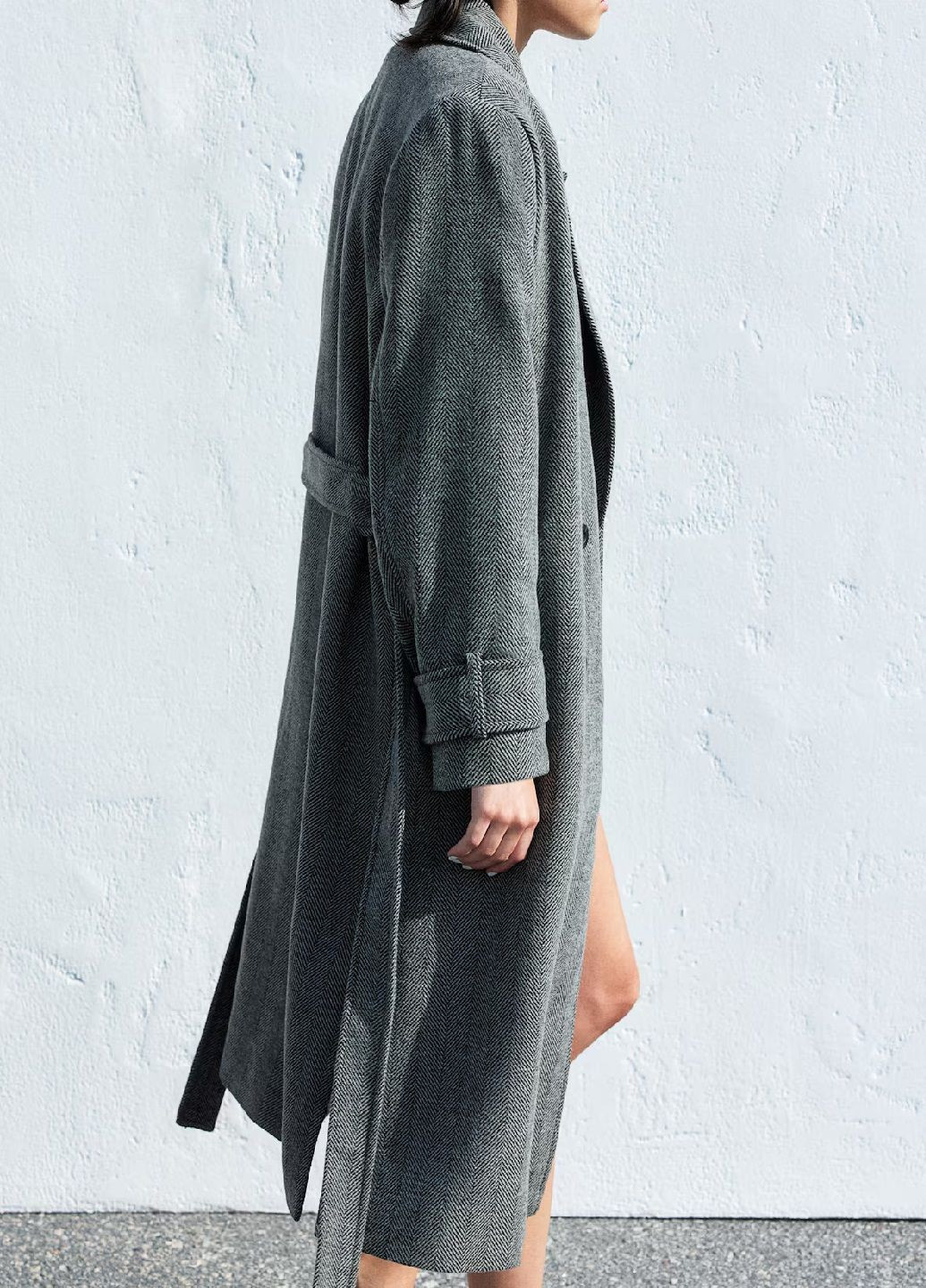 Темно-сіре демісезонне Пальто H&M