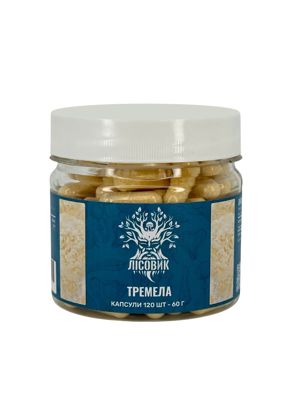 Тремела (Tremella fuciformis), капсули по 120 шт 0.5 г Лісовик (334711139)