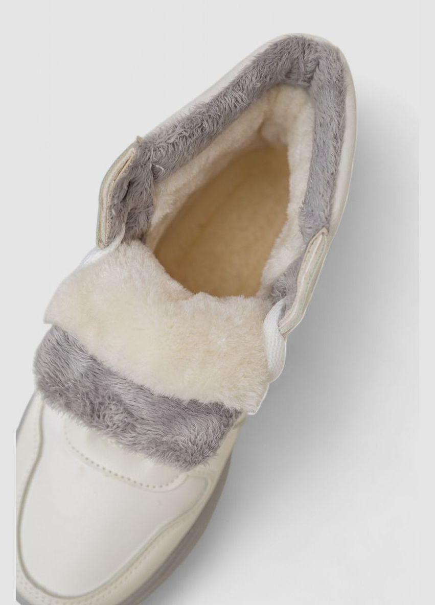 Кроссовки женские зимние на меху Ager 248RAM022 белые демисезоны (340249611)