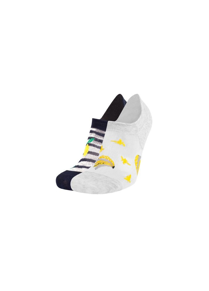 Набор женских следов из 2-х пар, 1613 Светло-серый Duna (349820856)