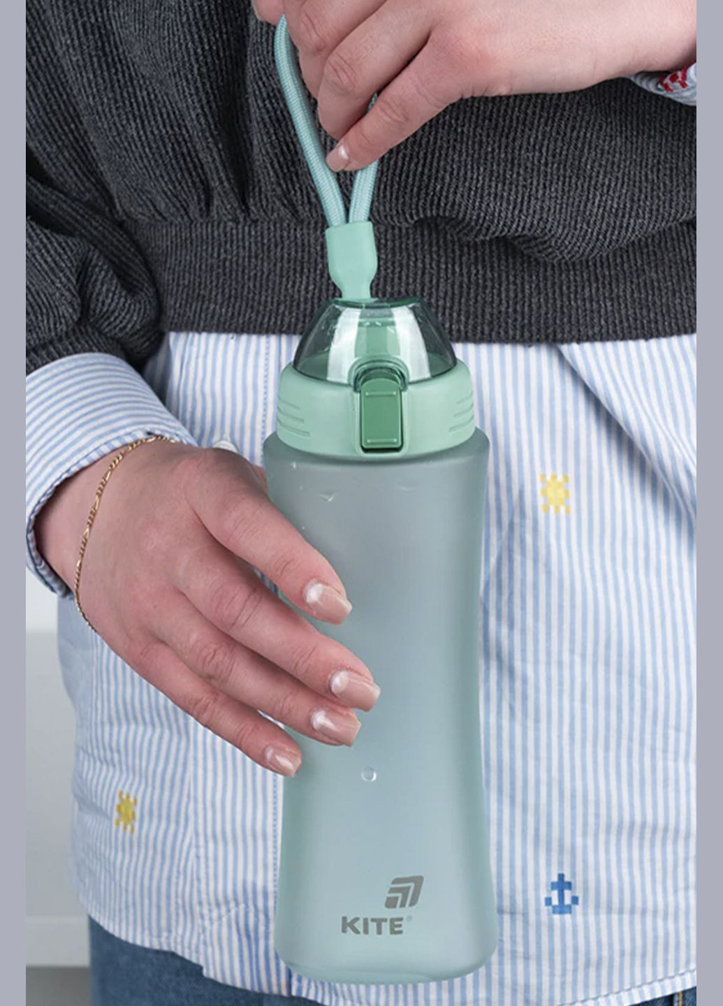 Бутылочка для воды, 660 мл цвет бирюзовый CB-00281385 Kite (341485768)