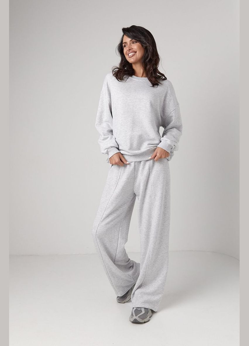 Спортивный костюм с прямыми штанами и свитшотом 0562 Lurex (315799485)