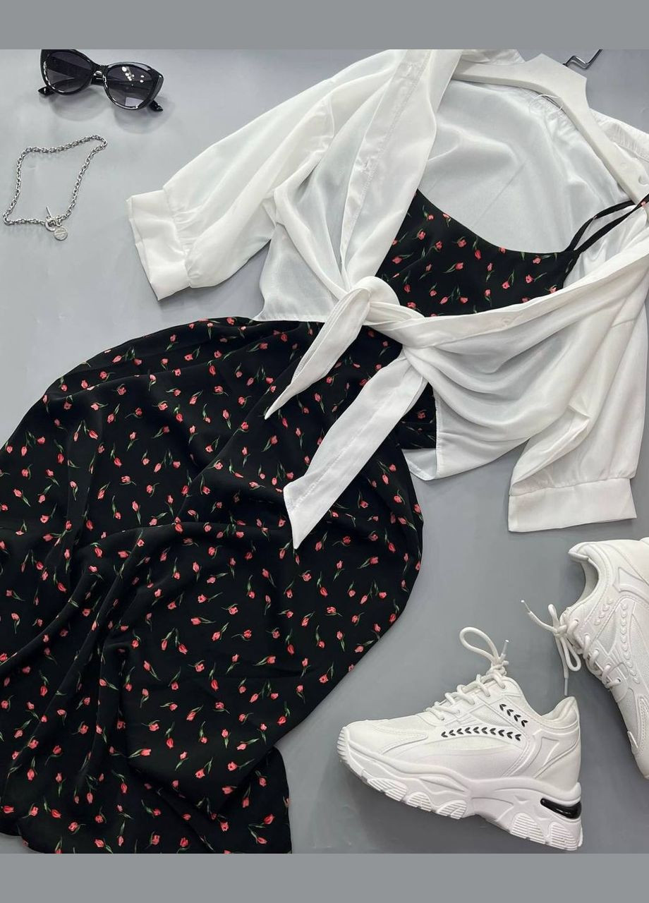 Стильний комплект : сорочка та сукня Adelante (333654778)