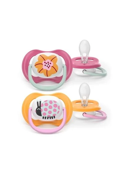 Пустушка Ultra Air 6-18 місяців 2 шт (SCF080/27) Philips Avent Ultra Air 6-18 місяців 2 шт (389549516)