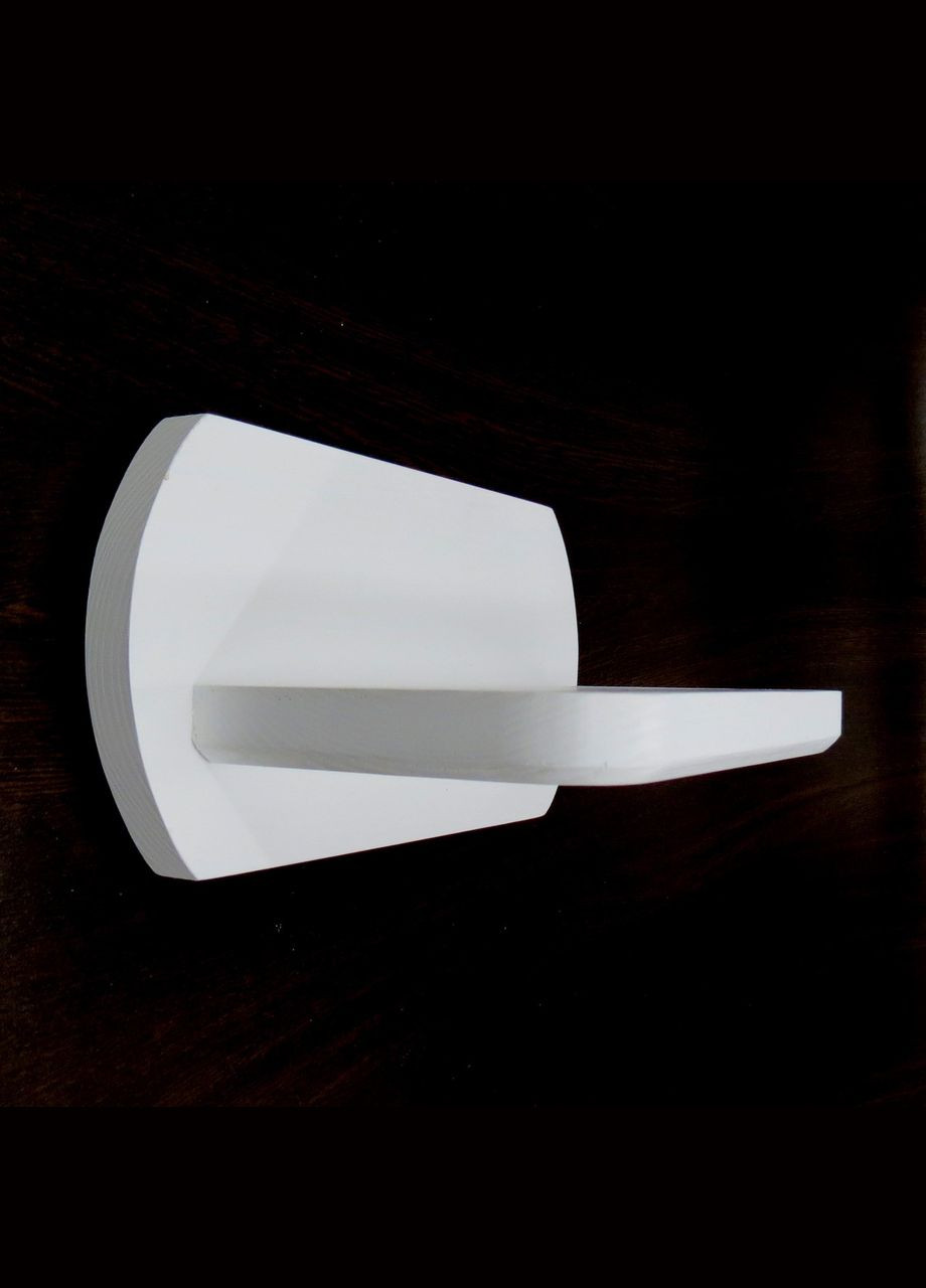 Полиця настінна з дерева Ріберальта зефір (ПНС-000720) No Brand (327845392)