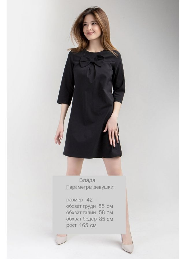 Черное платье 1389 bellise черный Triko Bakh