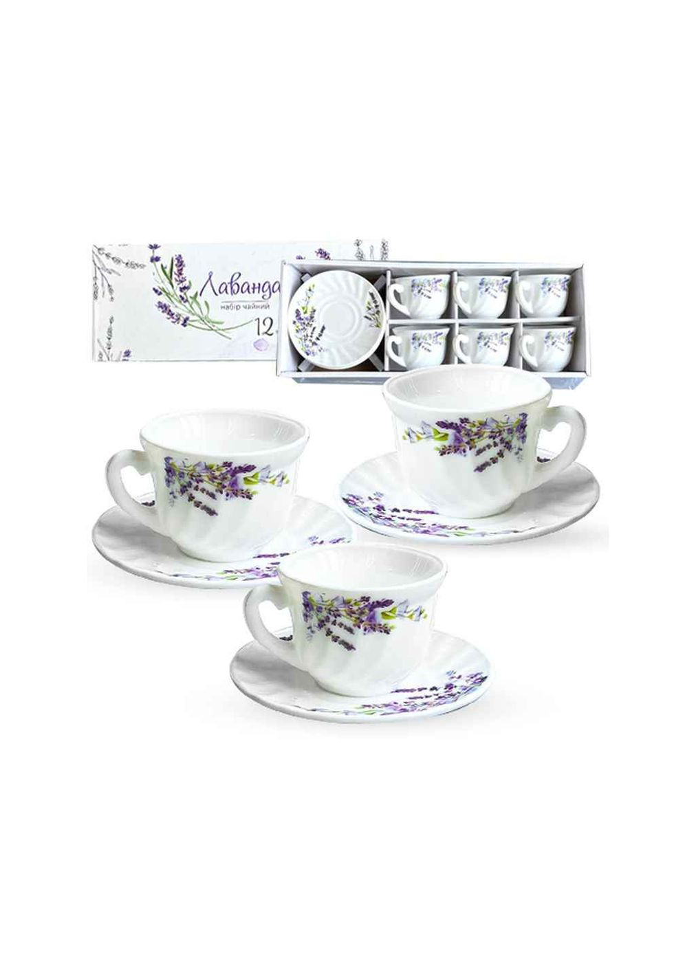 Сервиз чайный 12пр. 30055-15030 "Лаванда" SNT (357216120)