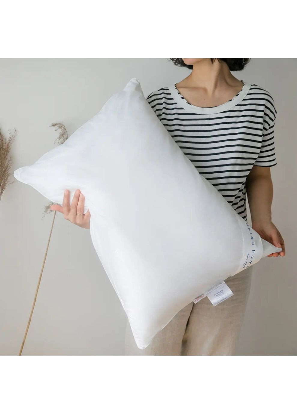 Подушка 70*70 см с дышащим эффектом, гипоаллергенная Белая (234107070) ТЕП (365851654)