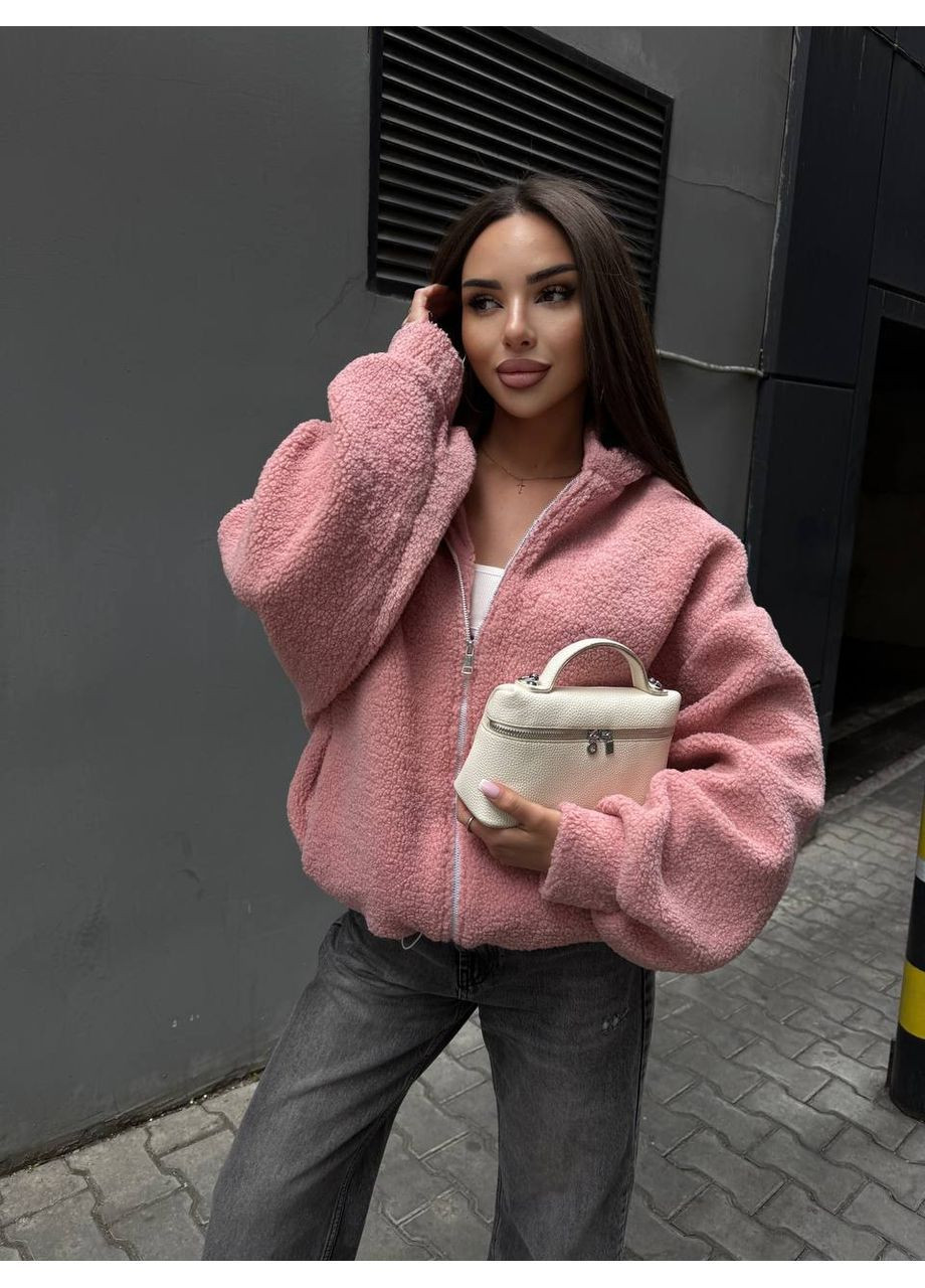 Женское оверсайз худи Teddy мех No Brand Р4939-779/2 (363839485)