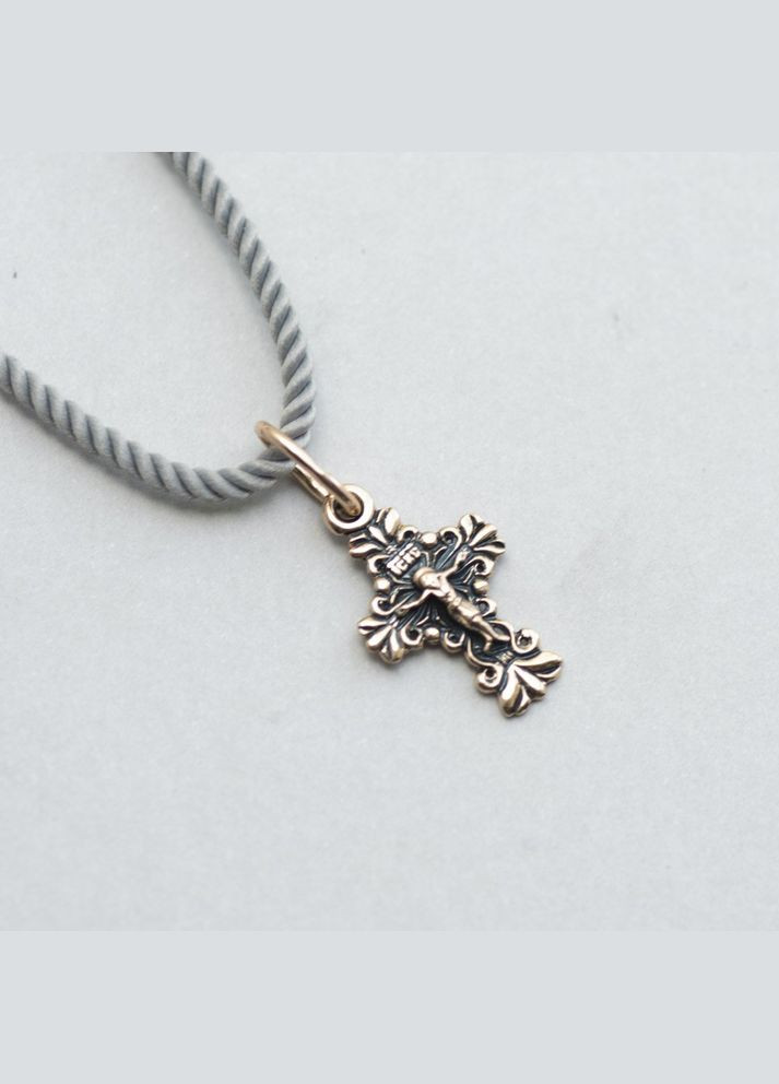 Православний хрест Розп'яття. Спаси і Збережи (чорніння) п01229 Oniks (264023087)