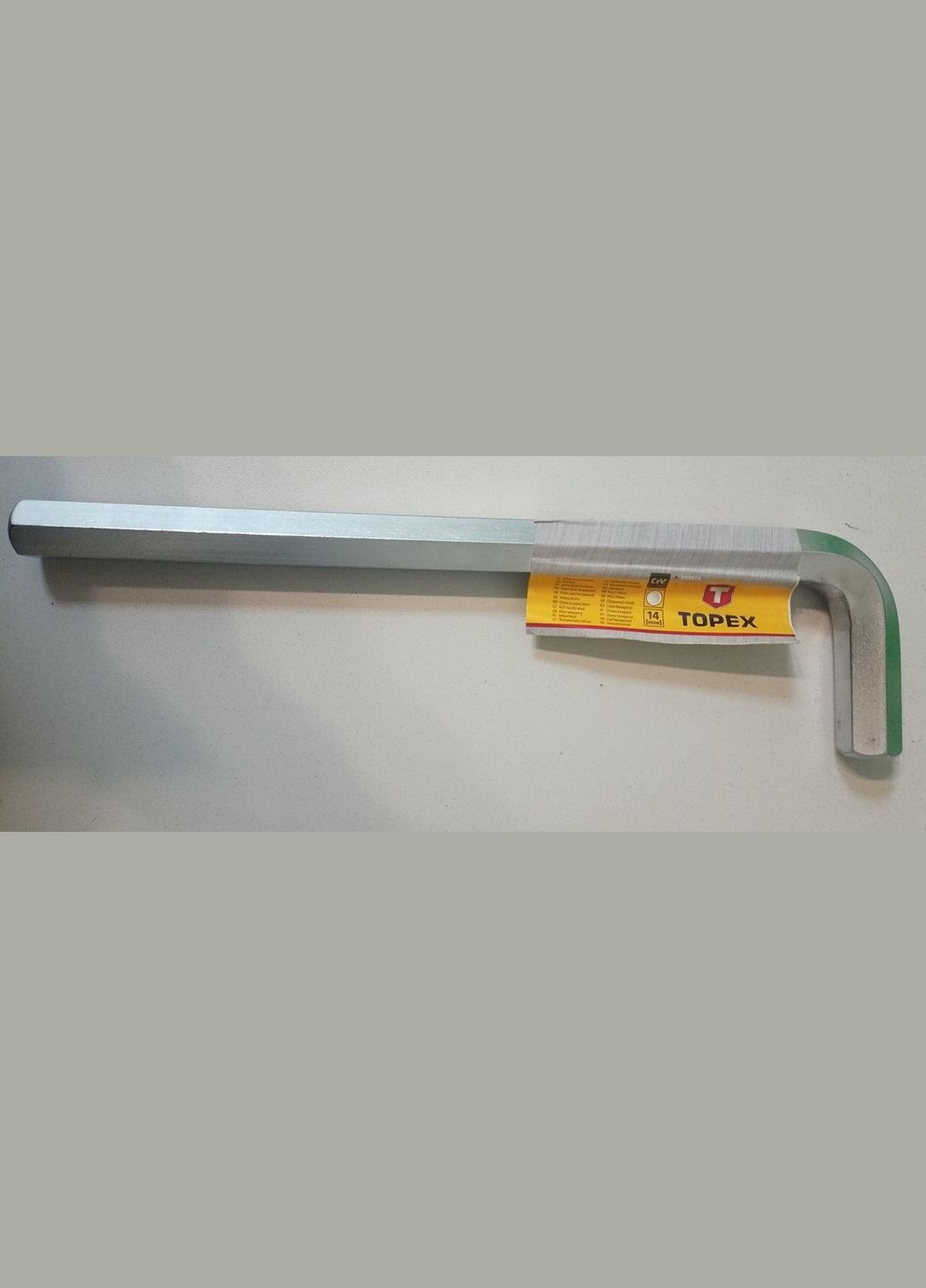 Ключ имбусовый "TOPEX" шестигранный Hex 17 мм Geko (313400377)
