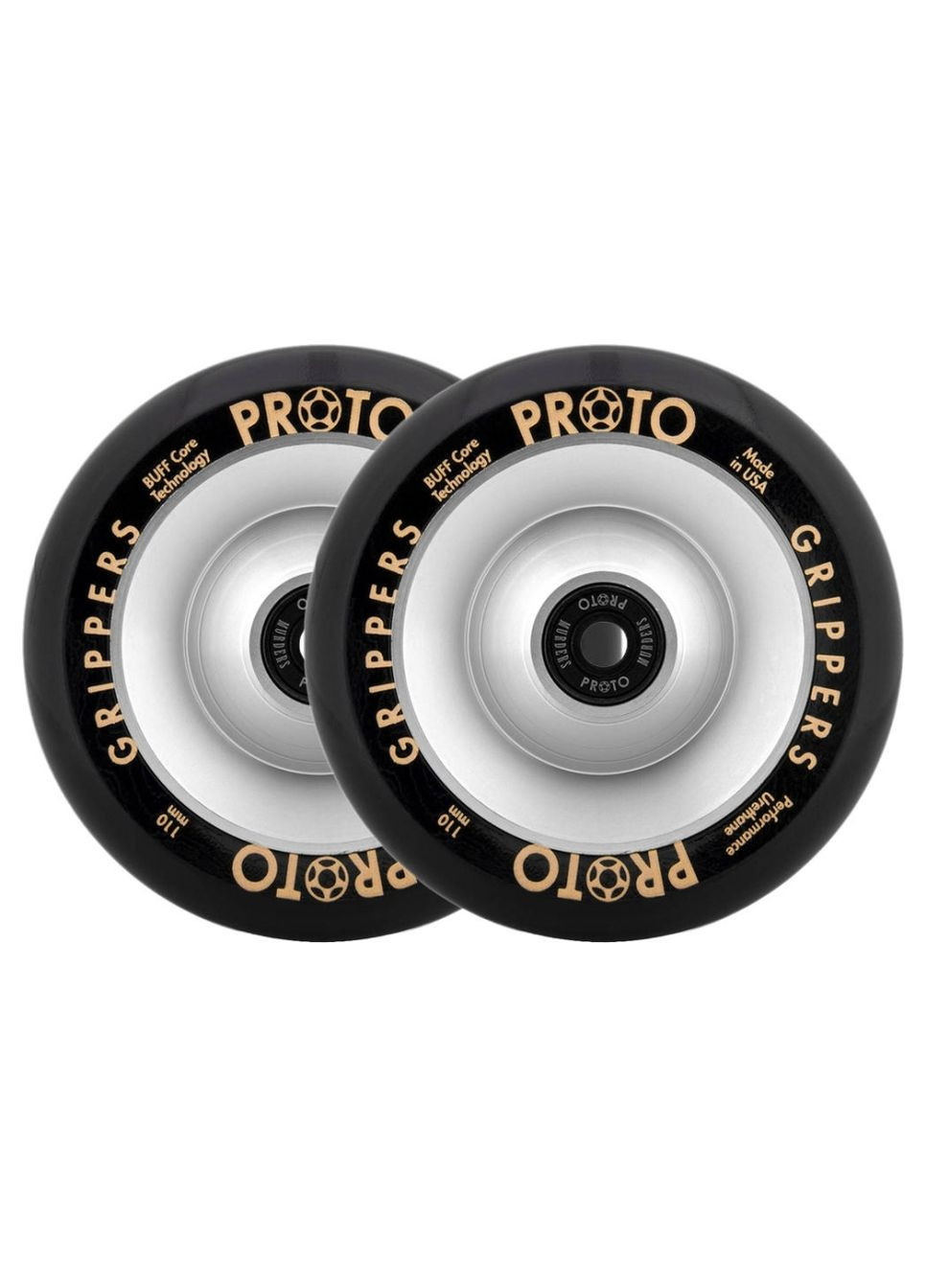 Колеса для трюкового самокату Full Core Gripper Pro Scooter Wheels 2-Pack 110mm - Silver (FRD.046924) Proto (315031599)
