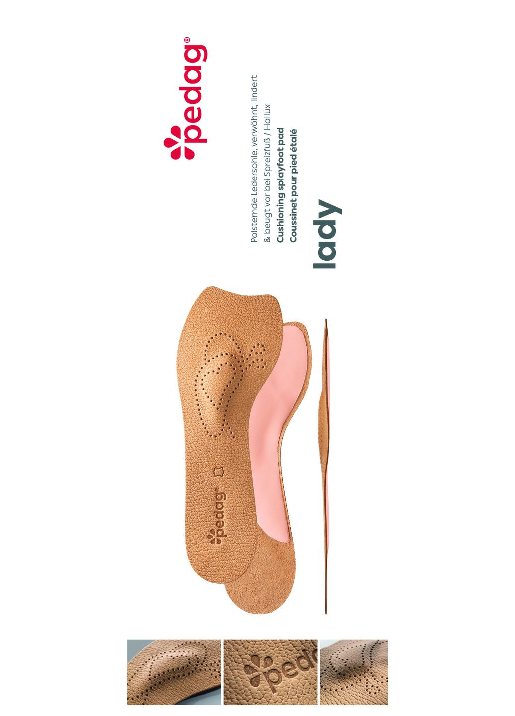 Ортопедическая полустелька-супинатор Lady 121 ( ) Pedag (331165001)