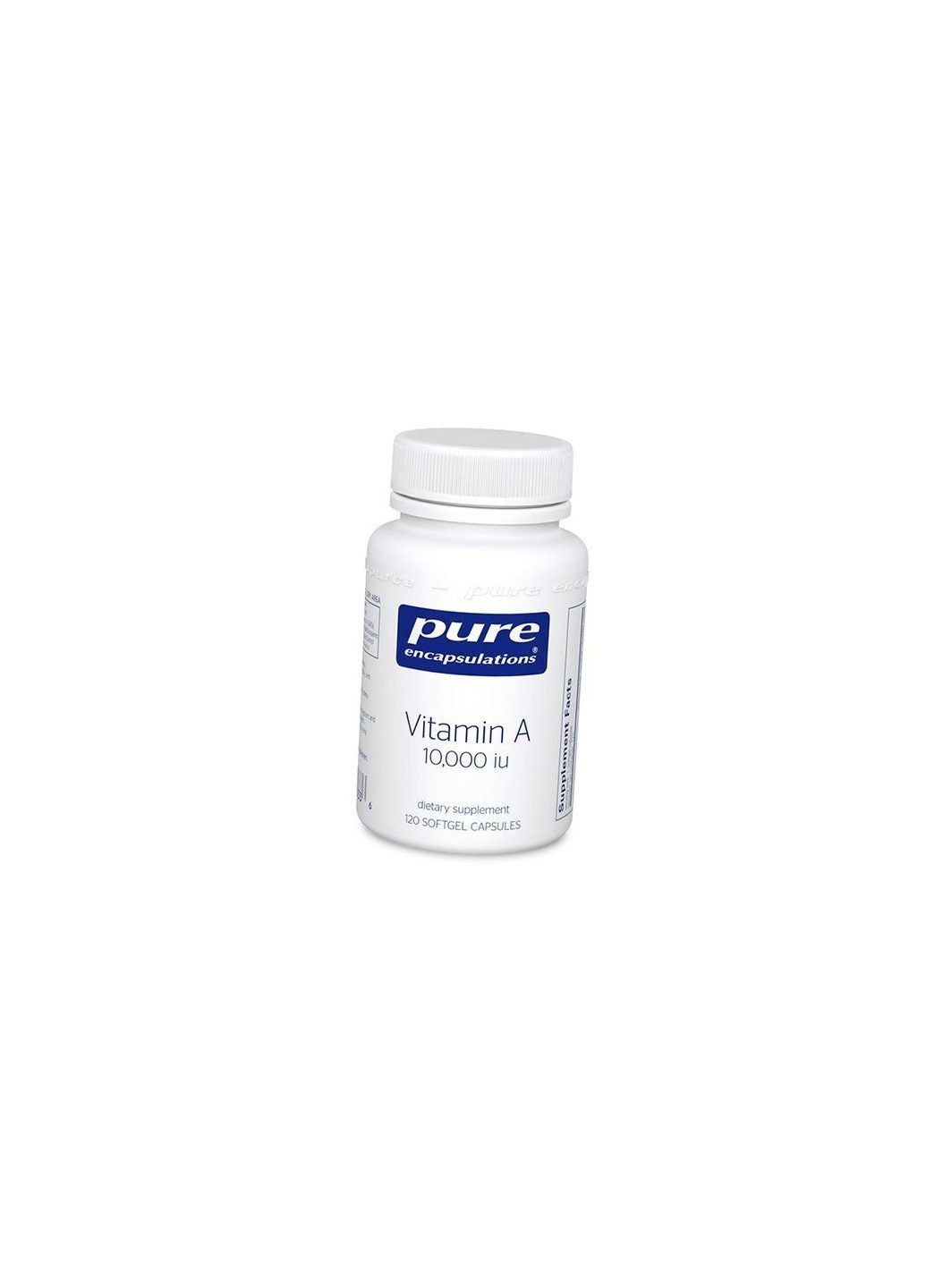 Витамин А, Vitamin A 10000, 120гелкапс (36361047) Pure Encapsulations (293256827)