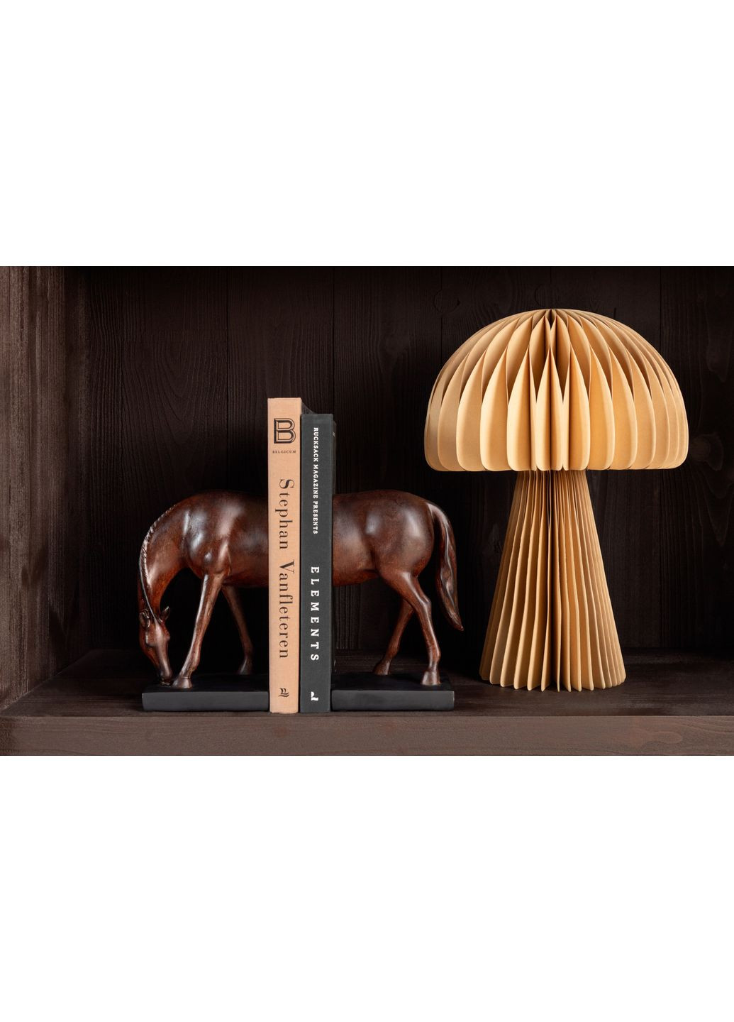 Держатели для книг в форме лошади коричневого цвета (55408) J-Line (352724086)