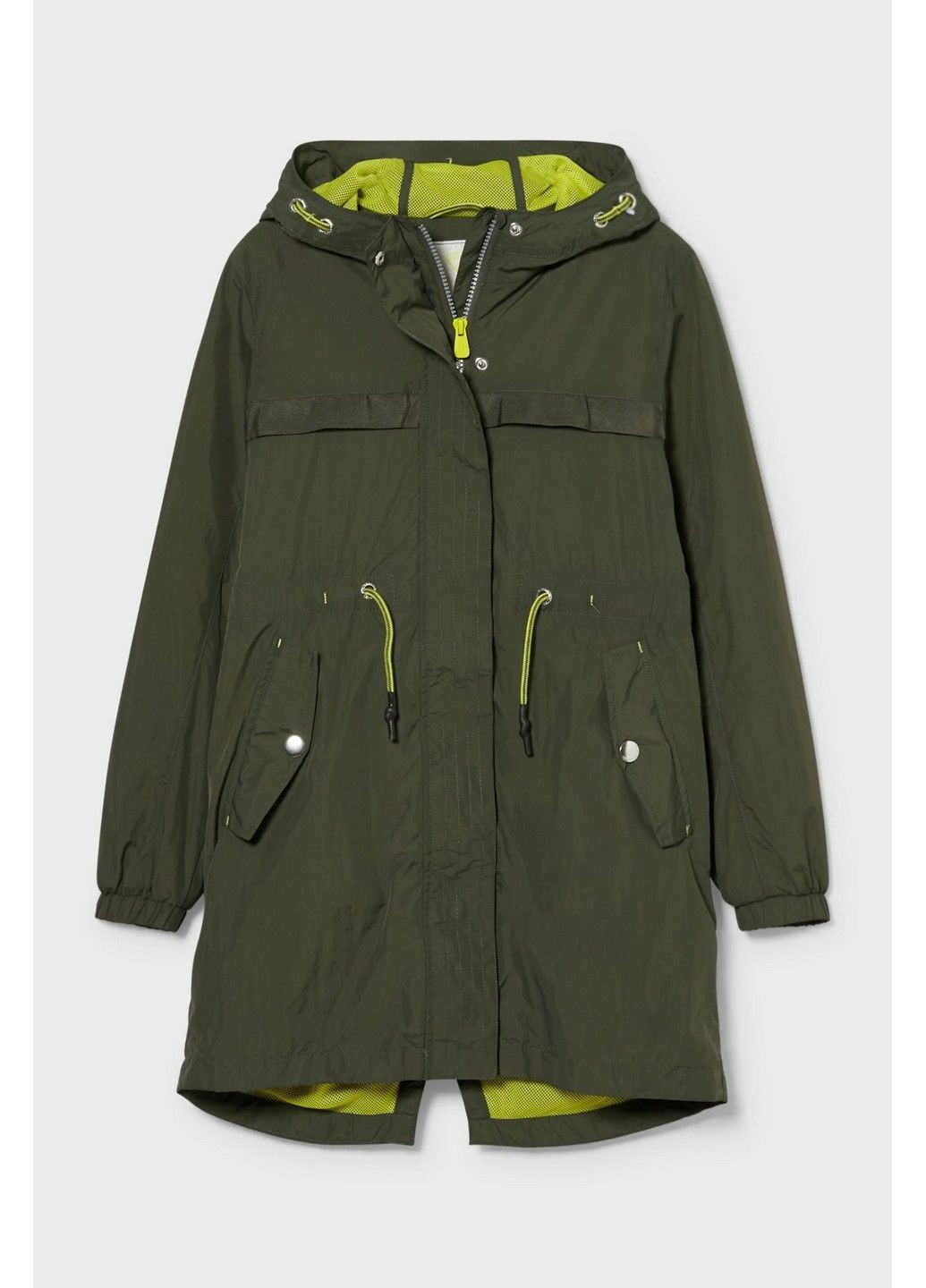Оливковая (хаки) демисезонная куртка C&A