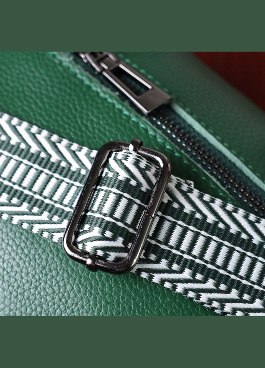 Сумка кроссбоди с широким ремнем через плечо женская на одно отделение для стильных женщин из натуральной Vintage (329195486)