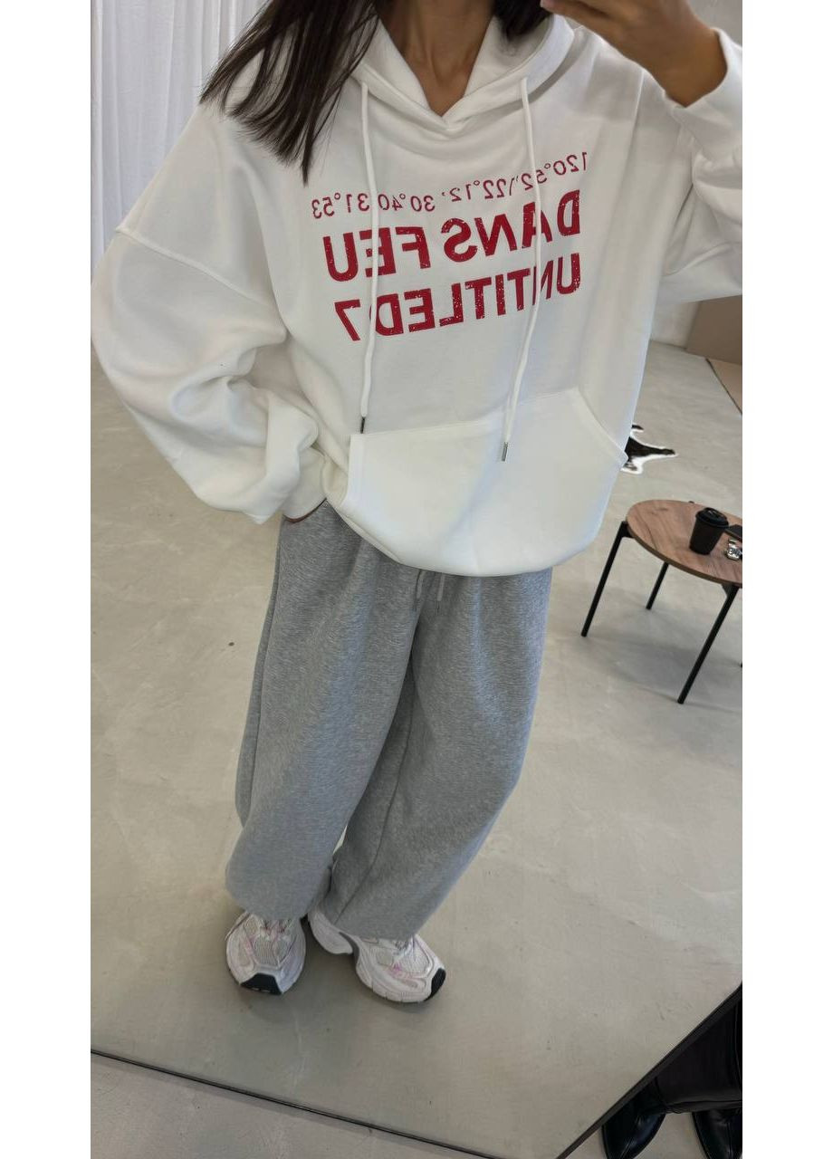 Теплий жіночий спортивний костюм на флісі No Brand (361660436)