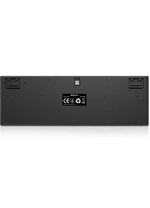 Клавіатура бездротова RK-715W,, EN/UA, Bluetooth/2.4GHz/USB, мембранні клавіші (109 шт), радіус дії до 10 м, кабель 1.5 м Real-El (395346260)