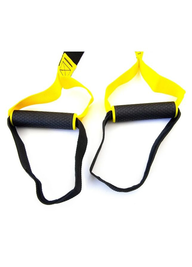 Тренувальні петлі TRX Pro FI-0037-1 для кросфіту та фітнесу, чорно-жовті OSPORT (315737655)