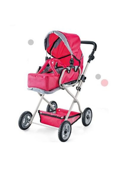 Коляска для ляльки 2в1 люлька + прогулянкова від 3 років 37,5*64,5*66,5 (М18120145) Bo Rong (301021278)
