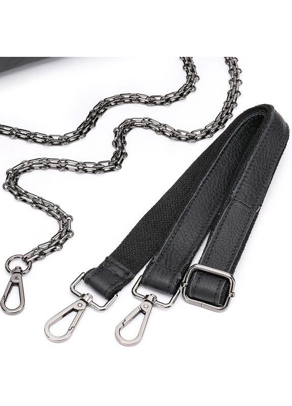 Сумка через плече жіноча шкіряна на одне відділення 20051 Чорний Vintage (302007801)