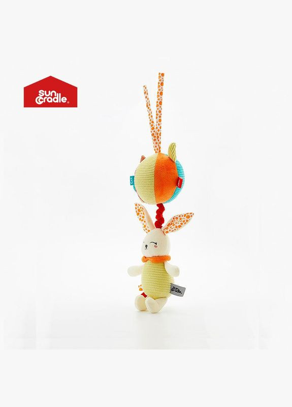 Игрушка-подвеска музыкальная Зайчик Suncradle арт 7407 Разноцветный No Brand (315742554)