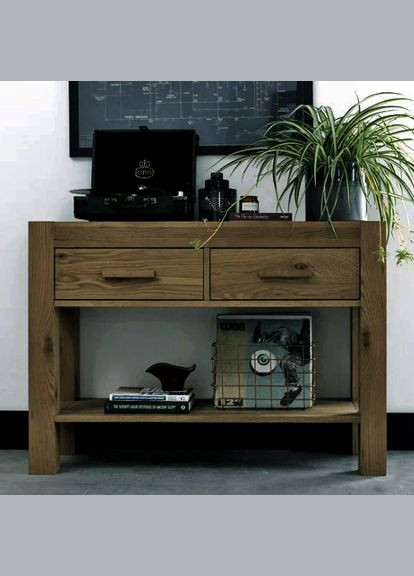 Консольний столик з дерева Хворен сепія (СОО-000708) No Brand (328081059)