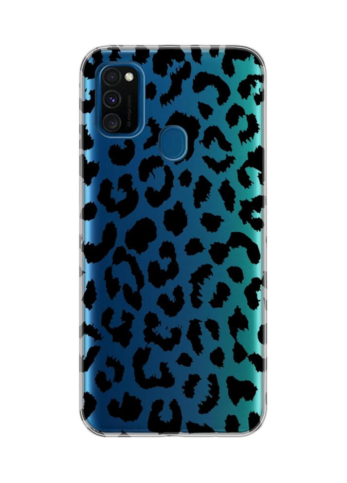 Прозорий чохол на Samsung Galaxy M30s/M21:: Леопардовий принт (принт 374) Creative (355397915)