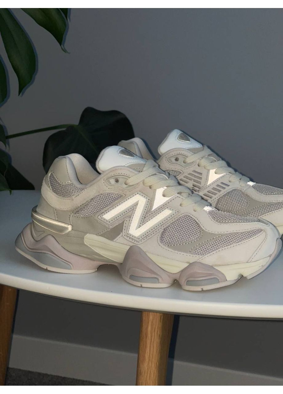 Сірі Осінні кросівки чоловічі і жіночі new balance 9060 grey beige | нью беланс 9060 сірі No Brand
