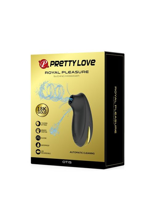 САМЫЕ НИЗКИЕ ЦЕНЫ! Вакуумный вибратор GOLD (эффект всасывания) на кончике находится вакуумный стимулятор Otis (300168210)