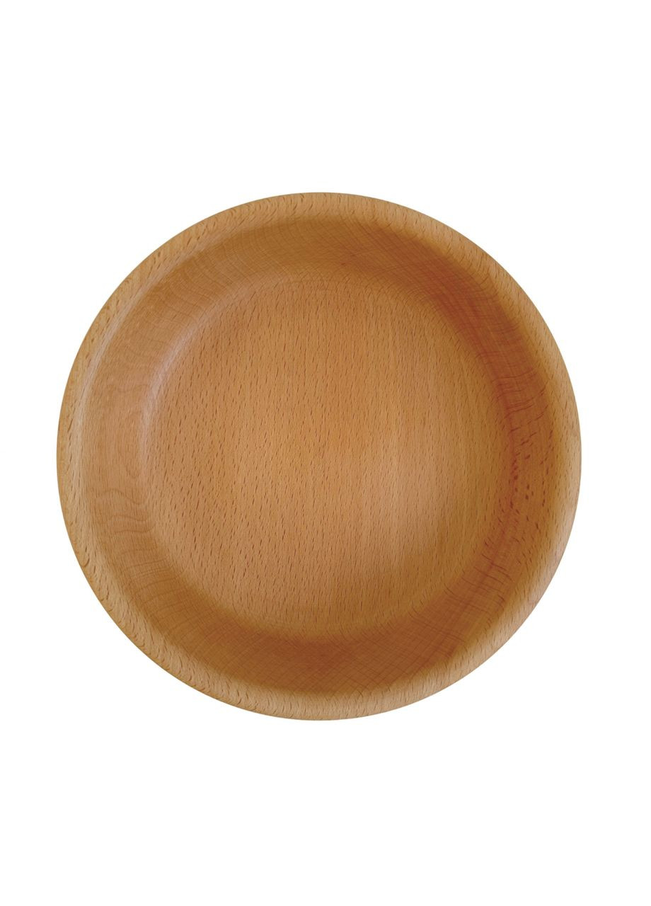 Тарілка глибока супниця з дерева 18 см дуб No Brand (325482312)