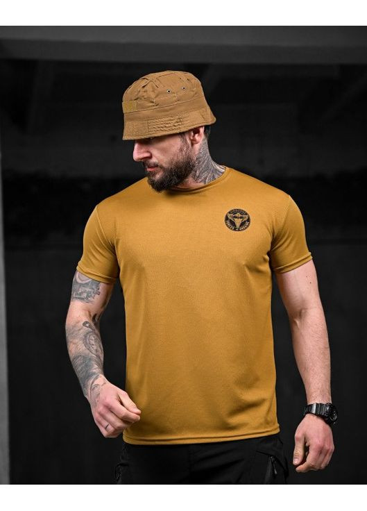 Тактическая мужская футболка Air Borne койот No Brand (358203761)