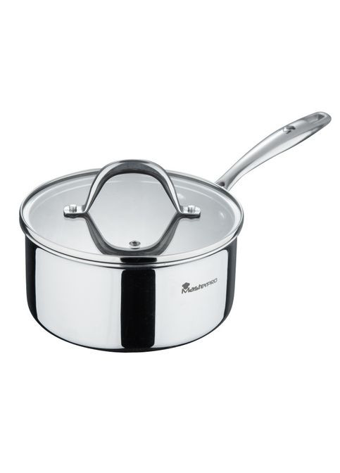 Ківш з кришкою Hi-tech 3 BGMP-1623 22 см сріблястий Masterpro (361399377)