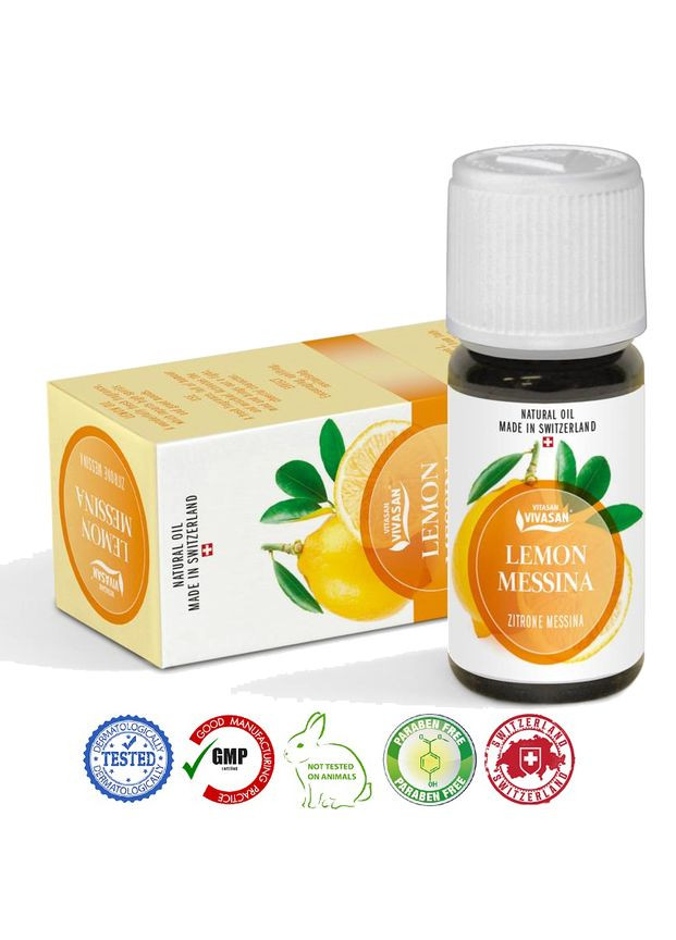 Натуральное швейцарское эфирное масло Лимона Original 10мл концентрат 100% GMP Sertified Vivasan (274276116)