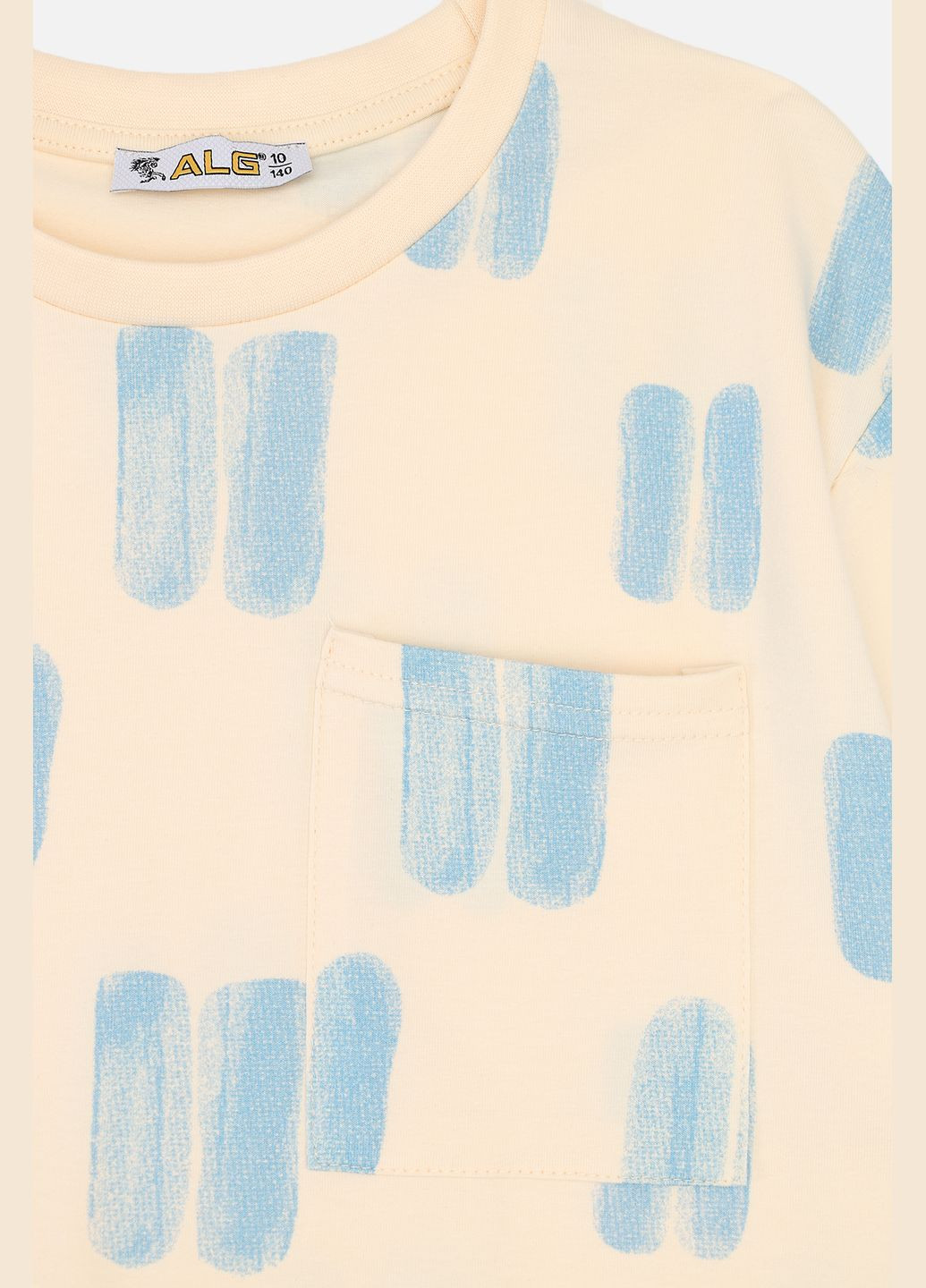 Бежевая летняя футболка с коротким рукавом для мальчика цвет бежевый cb-00277065 ALG