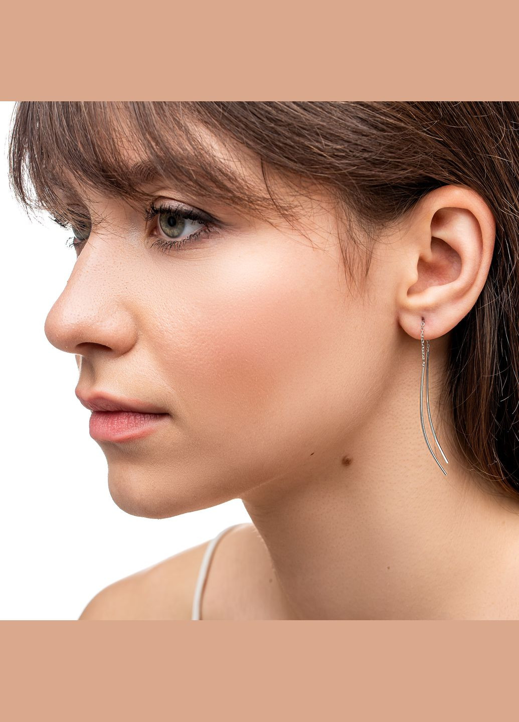 Серьги Прямые Линии Minimal (338794653)